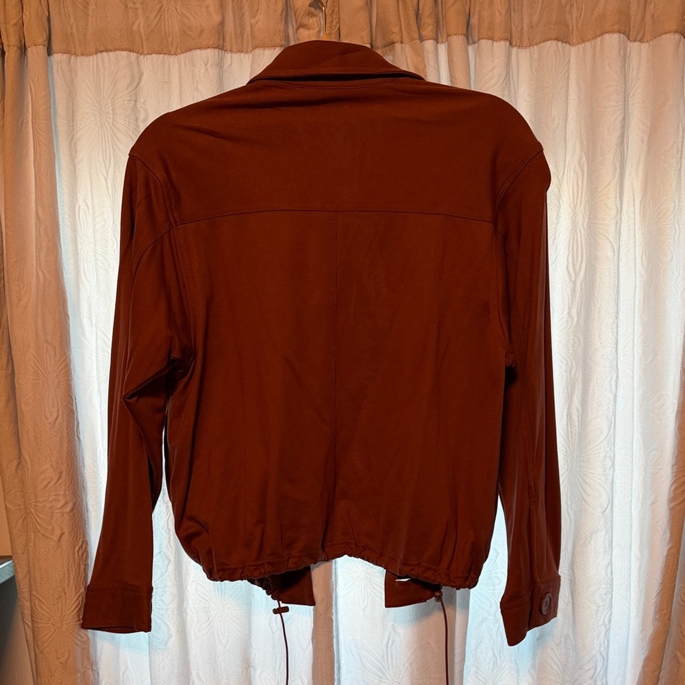 Max Studio Rust Brown Utility Jacket - image 2